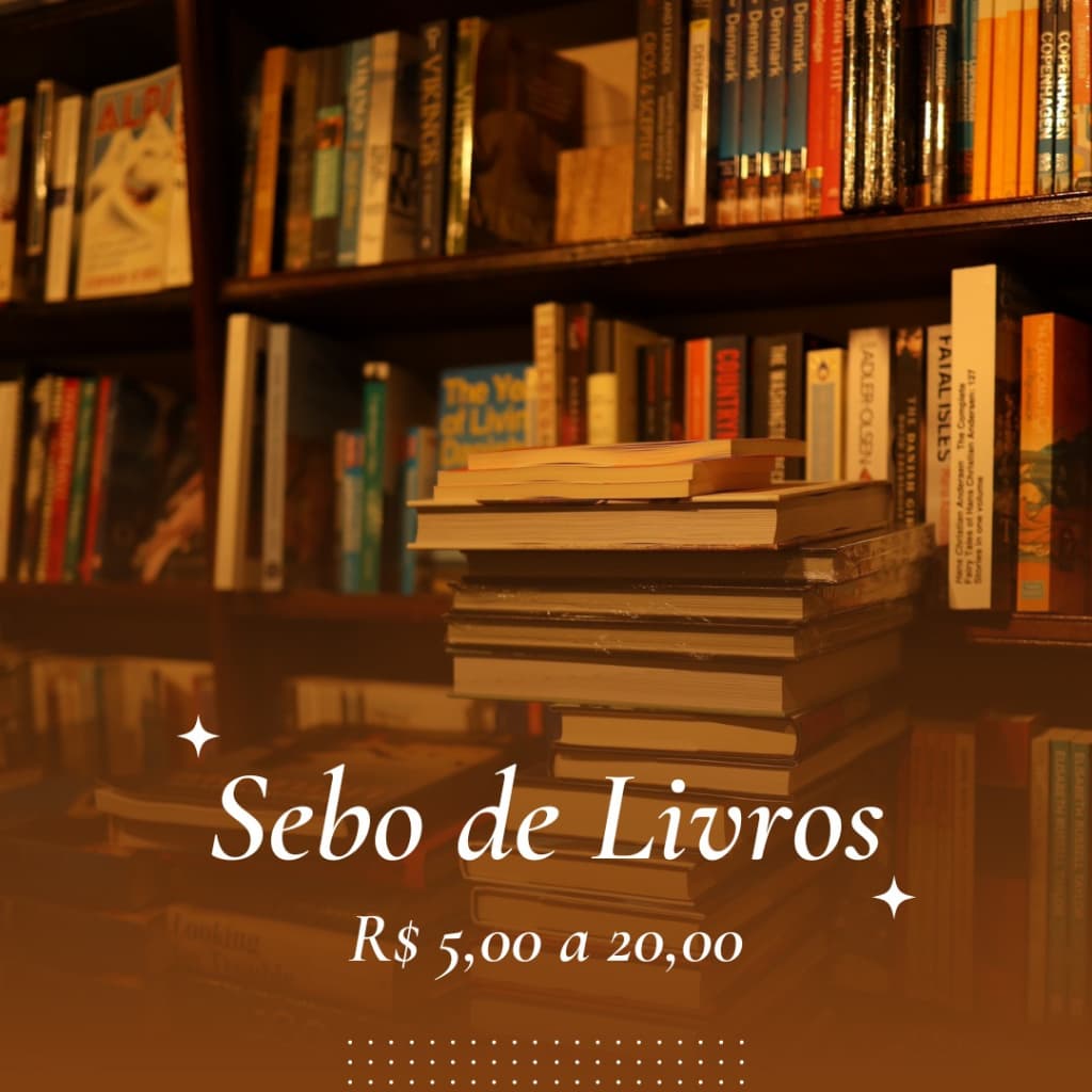 Sebo de Livros - Romance - De R$ 5,00 a R$ 25,00