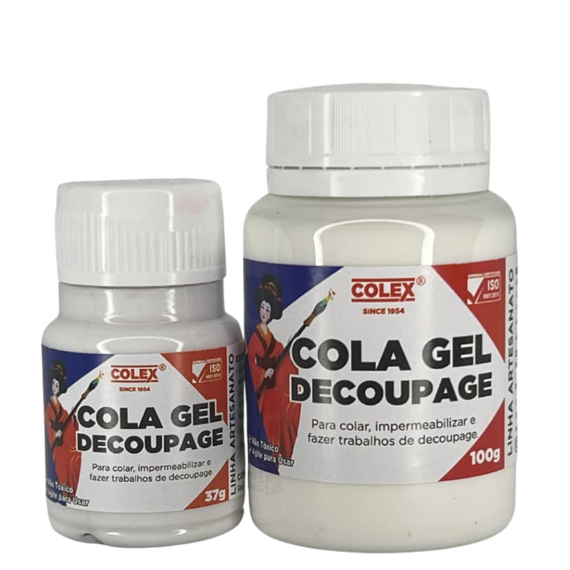 Cola Gel Decoupage - COLEX | 37g e 100g