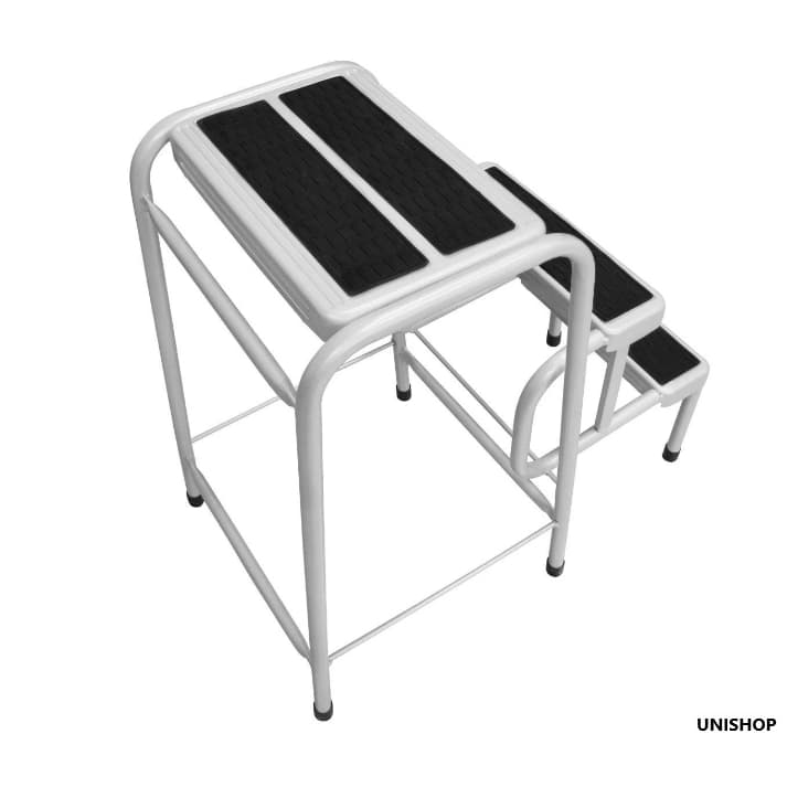 Banqueta Escada 3 Degraus Antiderrapante Escadinha Pequena Banco Dobrável
