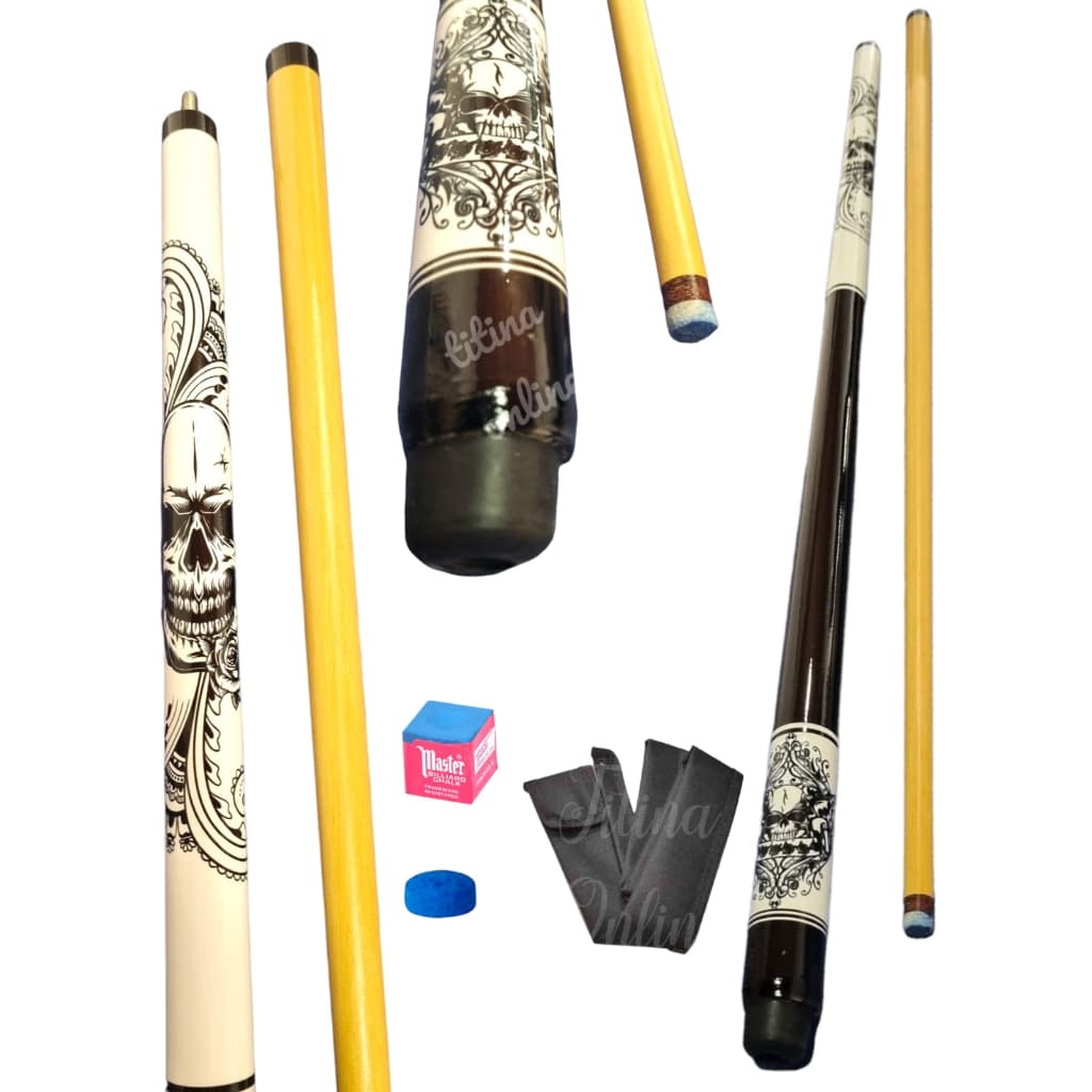 Taco De Sinuca Jogo De Bilhar Snooker Totó Taco Profissional Premium capa sola giz completo