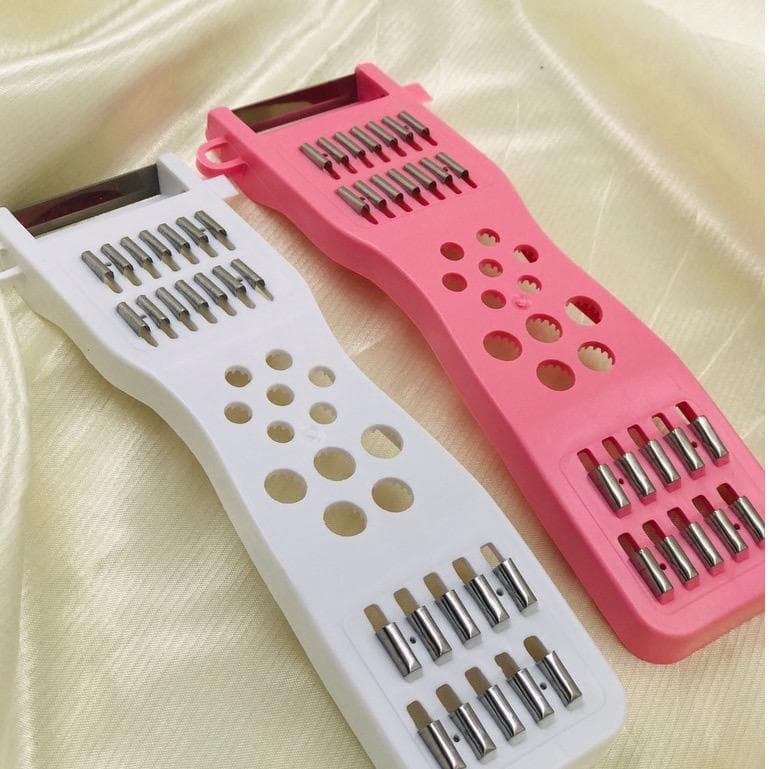 Ralador Descascador 5 Em 1 Fatiador Legumes Verduras Frutas Manual Multifuncional Keita