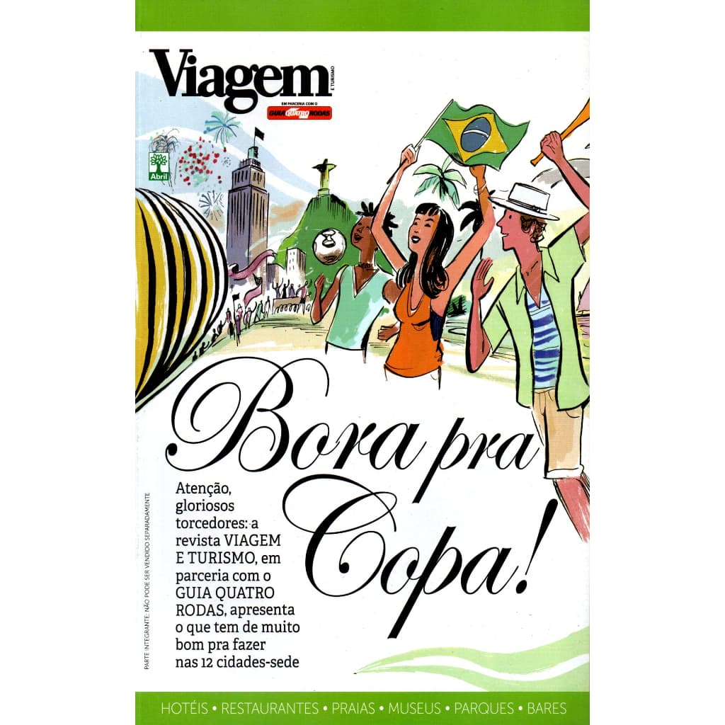 Revista Viagem E Turismo Quatro Rodas,  Bora Pra Copa