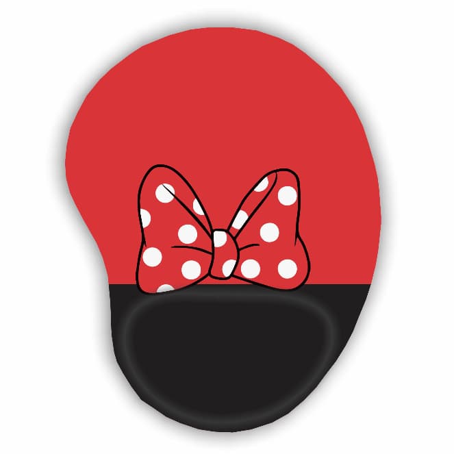 Mouse Pad com Apoio de Pulso Minnie Ergonômico