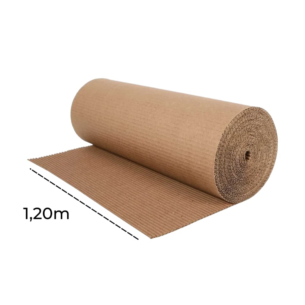 Bobina De Papelão Ondulado 1,20m X 40m Pintura Reforma