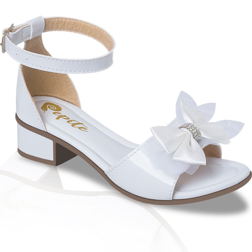 Sandália Feminina Infantil Juvenil Social Com Salto Sandalia de Saltinho Confortável