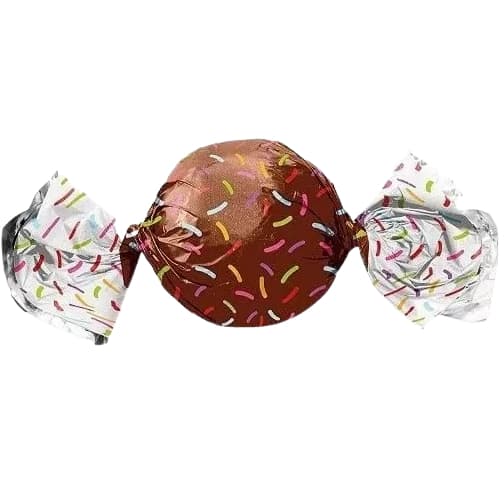 Embalagem Para Trufas e Bombons Granulado Marrom - Colorido 14,5x15,5cm Com 100 Unidades CROMUS