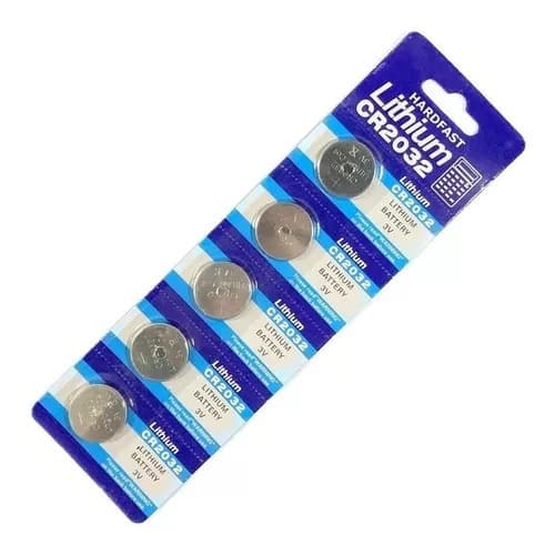 Cr2032 Bateria Cartela 5 Pilha 3v Bios Relogio Balança Bios