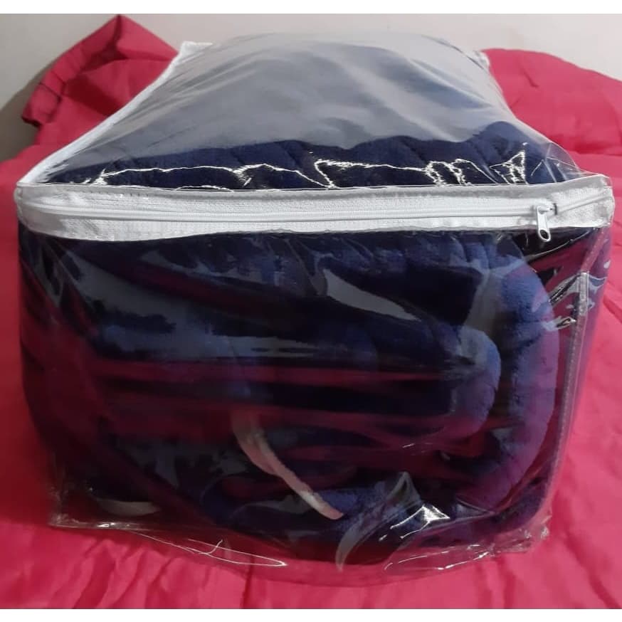 kit 5 unidades Organizador PVC 47x27x30 Para Cobertor, Edredom, Calçados Brinquedos.