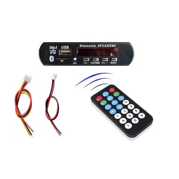 Placa Decodificador Usb P/ Caixa Mp3 Fm Aux Bluetooth Com Nf