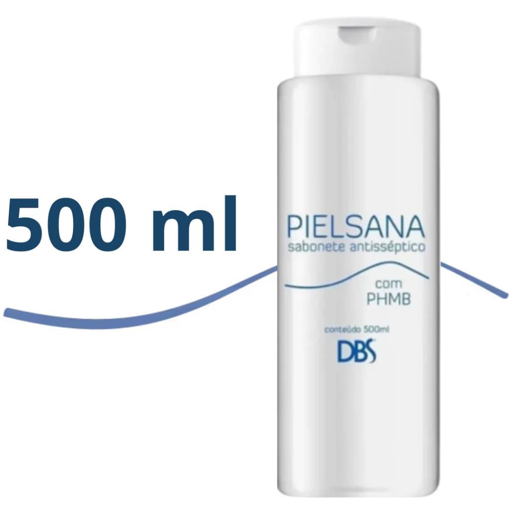 Sabonete Líquido Antisséptico Pielsana 500ml Antibacteriano Higienização Das Mãos Com PHMB