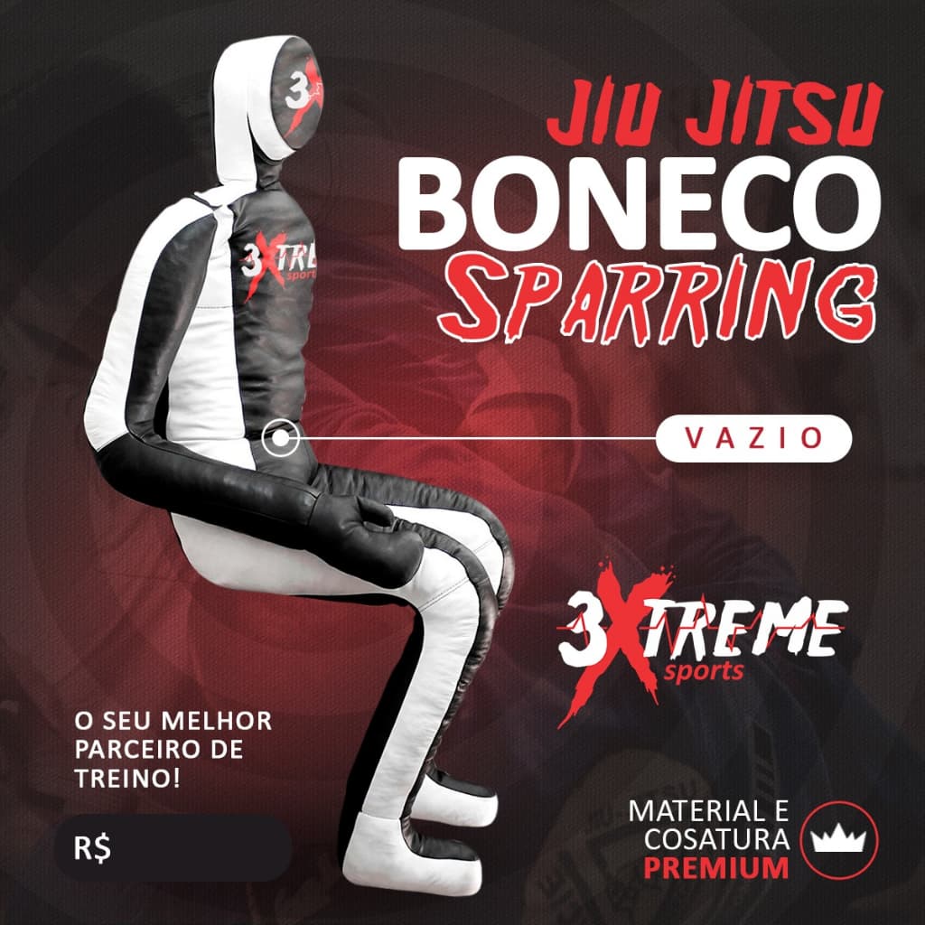 Boneco De Sparring Para Treino Jiu Jtsu,mma Judô Etc