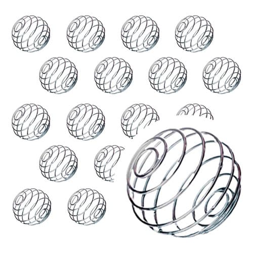 kit 50 Mola Misturadora de Inox Misturar Shake Suplementos