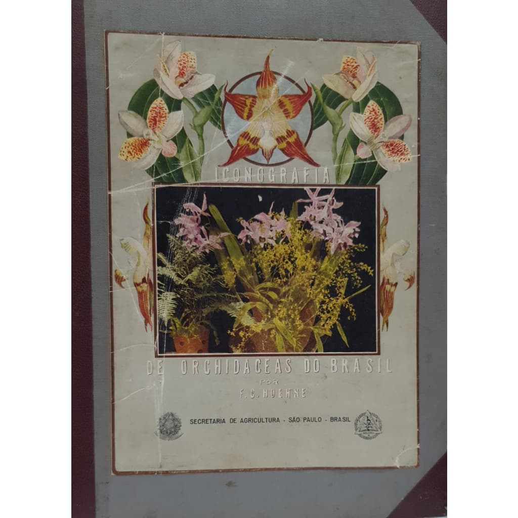 Livro Raro!!de Orchidaceas Do Brasil