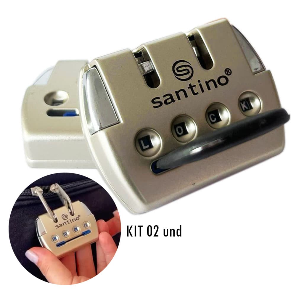 Cadeado Para Mala de Viagem Com Chave de Segurança.