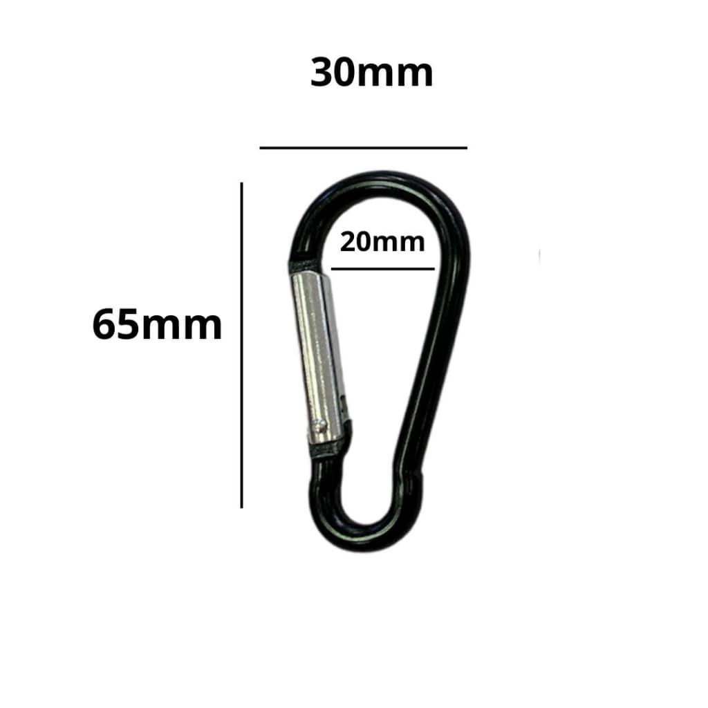 Mosquetão 30mm X 65mm profissional aço galvanizado capacidade de até 95kg