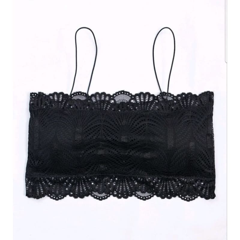 Top Faixa em Renda sem Bojo-Topper Forrado Regata Nadador Cropped Feminino Blusa Renda Pilates Caminhada