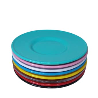 Conjunto 10 Pires para Xícara de Café Acrílico