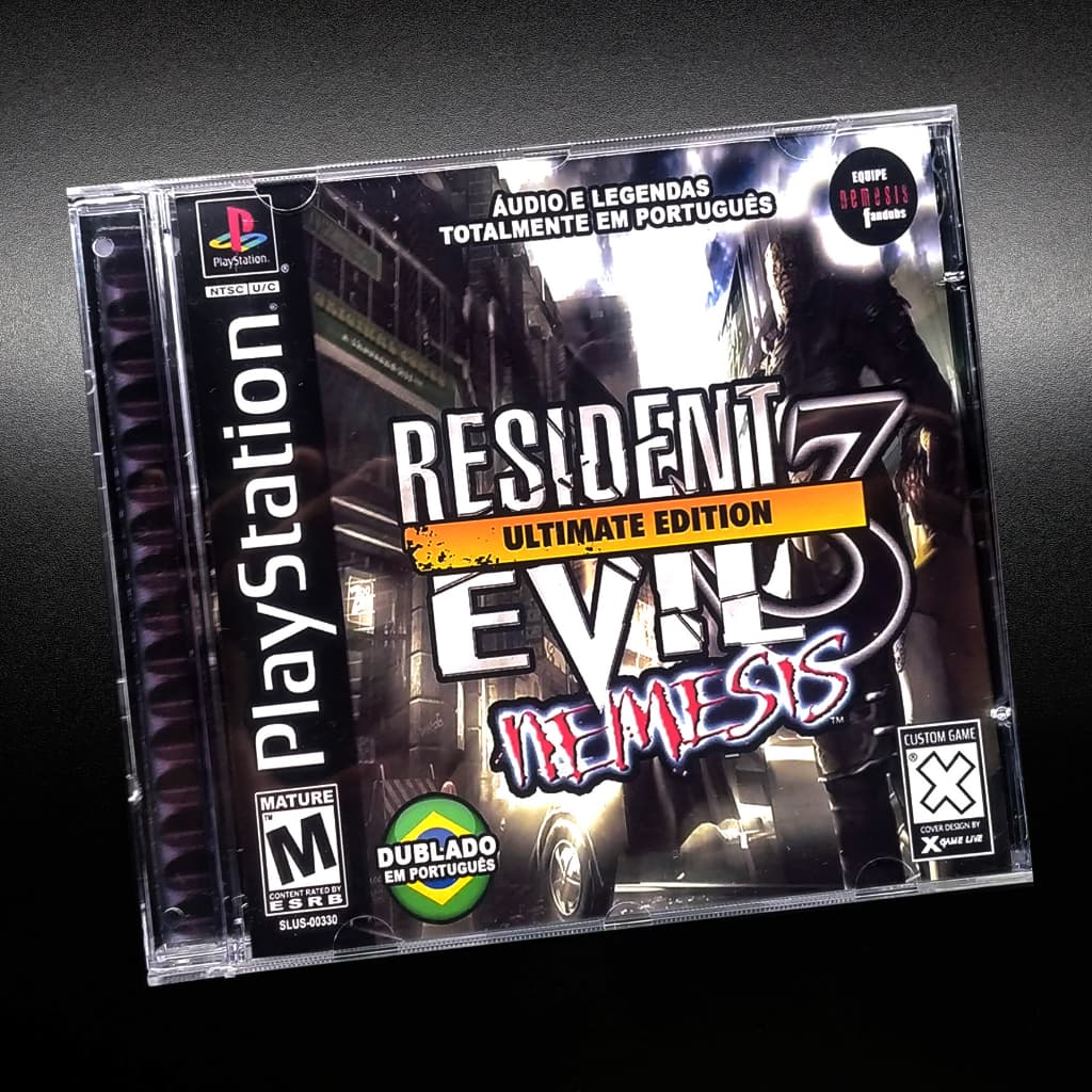Resident Evil 3 Dublado - Repro Ps1 / Psx / Patch Retro Game Play 1