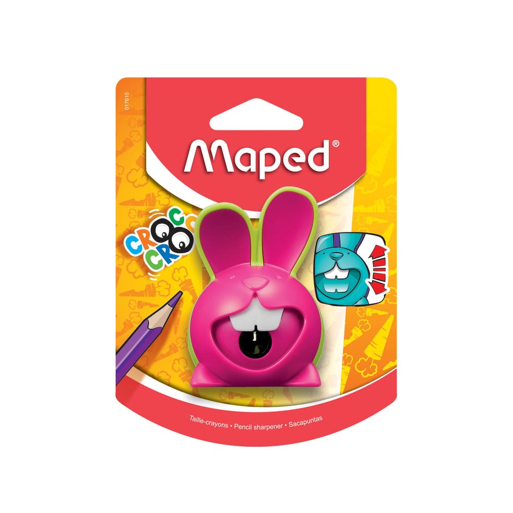 Apontador Croc Croc Coelho Maped Com Depósito - 1un