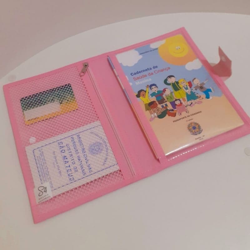 Porta Caderneta de Vacinação Corino