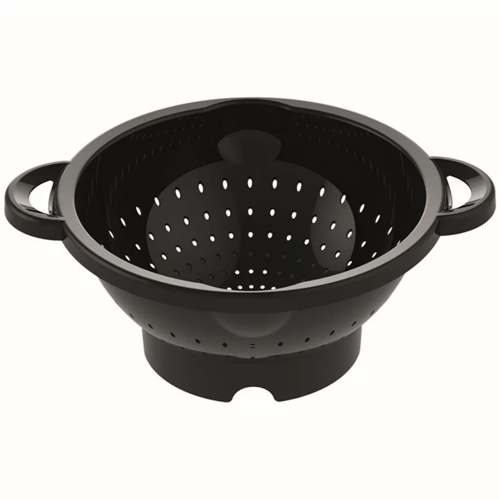 Escorredor de Massas/Alimentos com Alça Preto Uninjet
