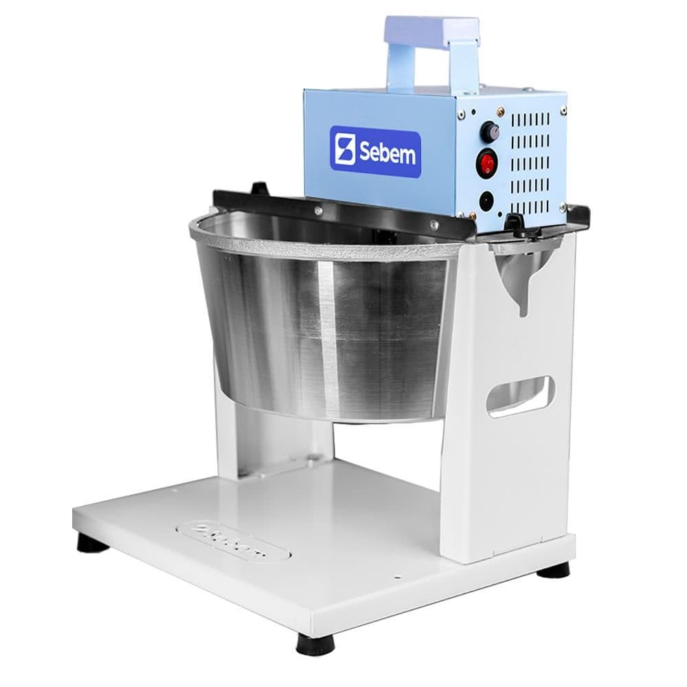 Panela Elétrica 10 Litros Máquina de Mexer Doces com Suporte Misturador Azul Sebem