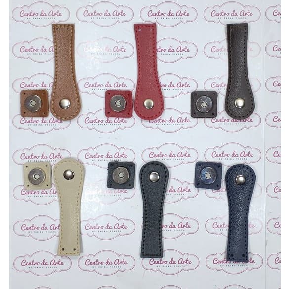 Fecho Gota Para Carteiras E Bolsas em Crochê (2 UNIDADES)