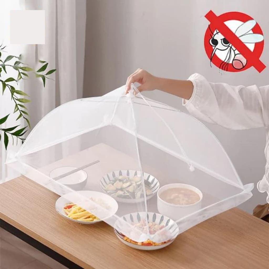 Protetor Tela Mosquiteiro Alimentos Fruta E Bolo Tampa Tule 43x43cm