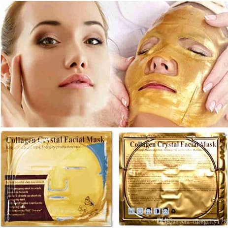 Máscara Facial Ouro Vitamina C, Colágeno Filtro Solar Hidratante e Anti-envelhecimento