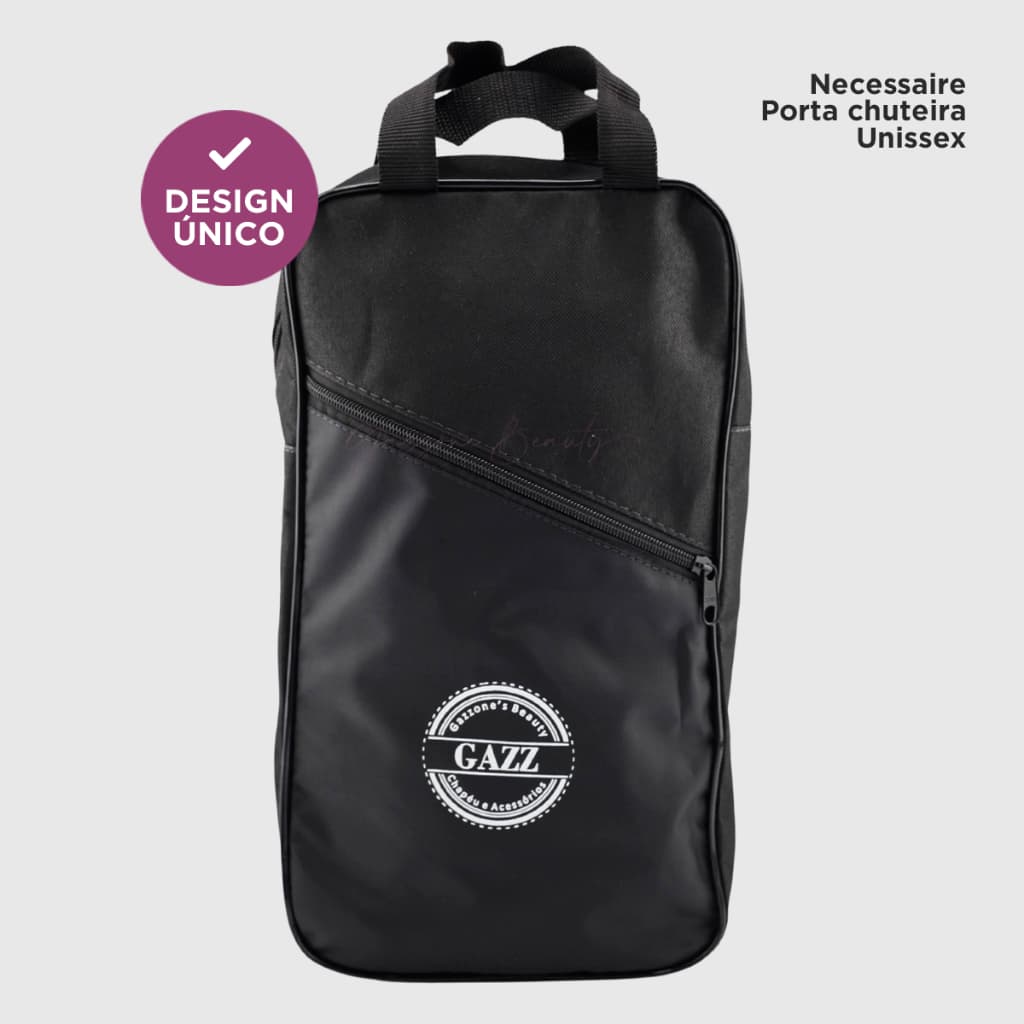 Necessaire Grande Preta Porta Chuteira Esporte Unisex Com Alça Pronta Entrega