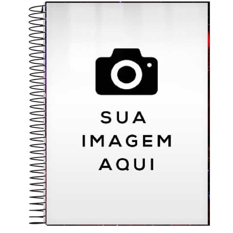 Caderno Personalizado com Sua Foto, Série, Filme, Time do Coração ou Tema que Desejar
