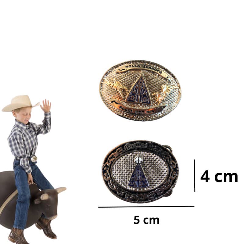 Kit duas unidades fivela Nossa Senhora Infantil Wolf Wear