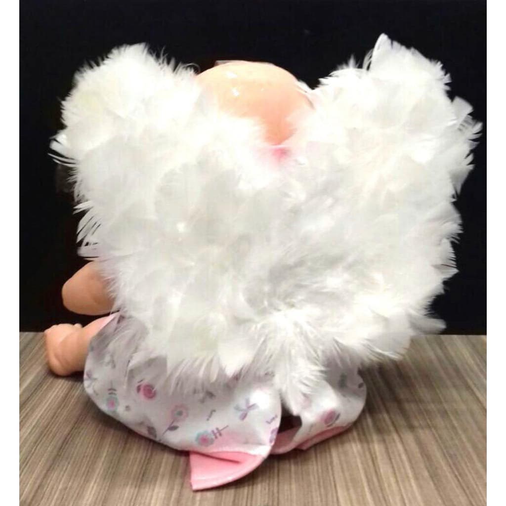 Asa De Anjo Bebê 30x20cm Penas Naturais Fotos Newborn