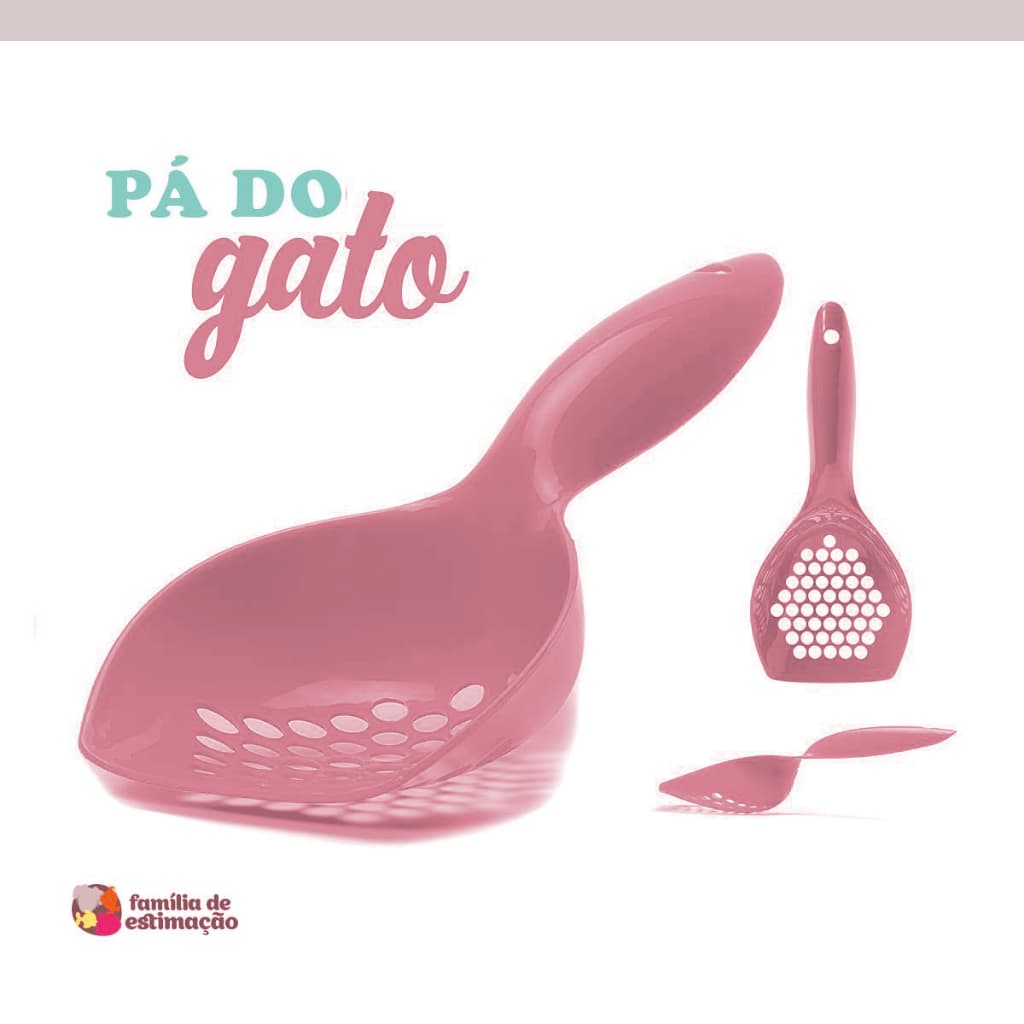 Pá para caixa de Areia ou Bandeja Higiênica de Gato - Banheiro do gato - Família De Estimação