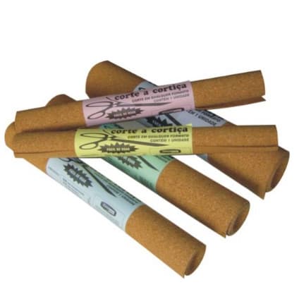 Folha de Cortiça em Rolo 90x60cm