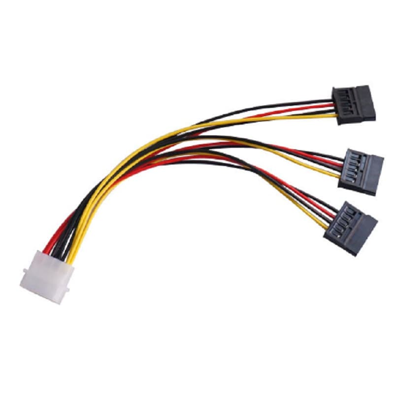 Cabo De Alimentação Molex Para Sata De 12pin Divisor De Disco Rígido E Ssd