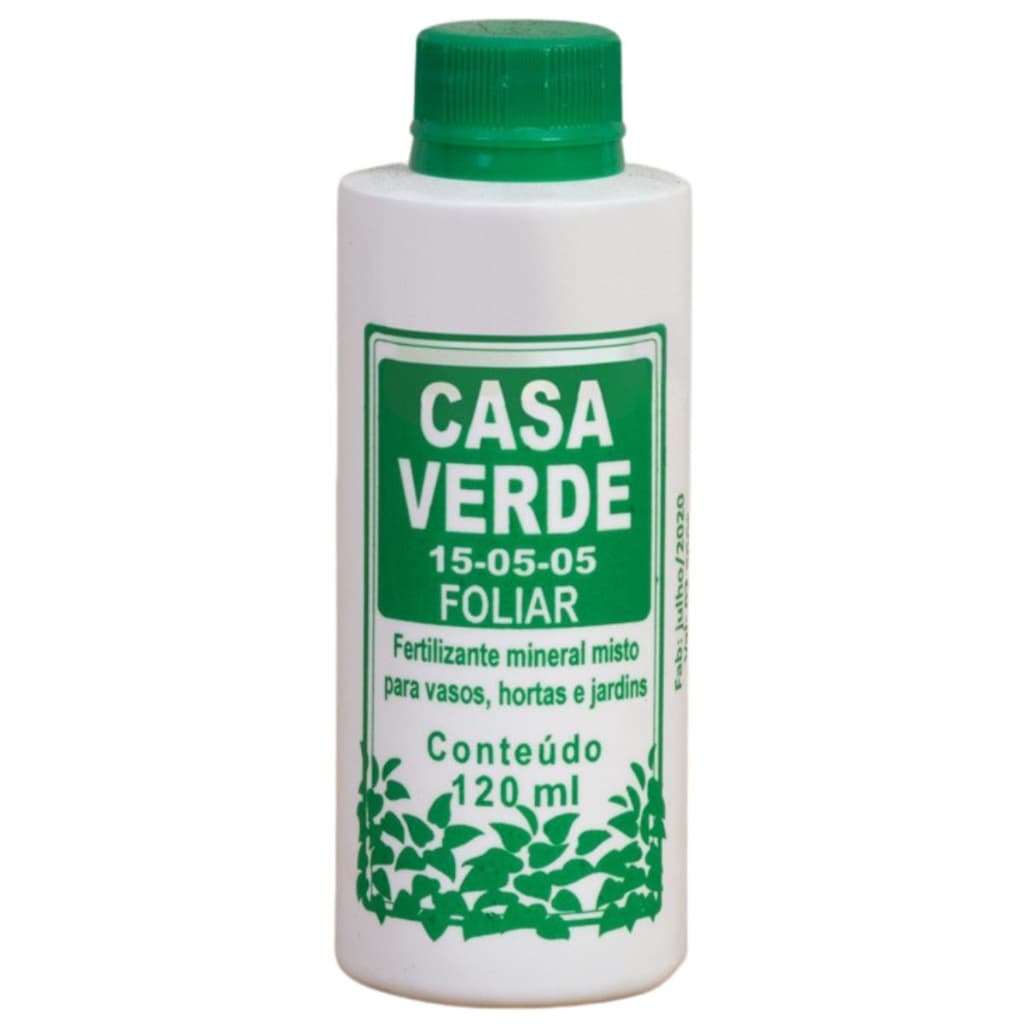 Fertilizante Liquido Concentrado Casa Verde Foliar 120ml - Dimy