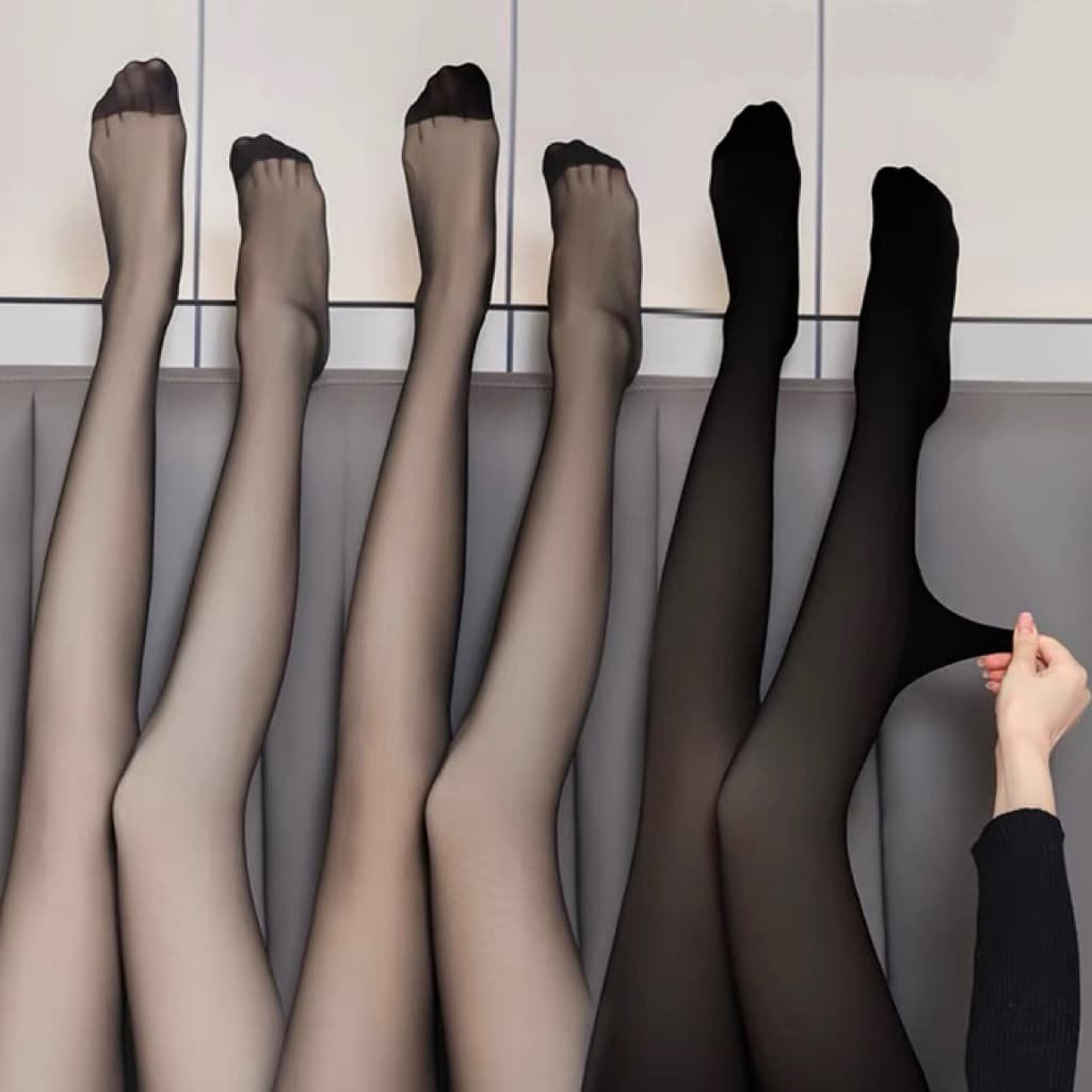 Kit 1/3/5 peças/Meia-Calça Clássica Fina Fio 15 Loba Lupo