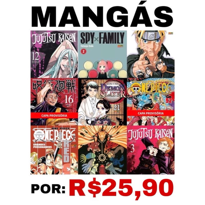 Mangás Lacrados em Oferta