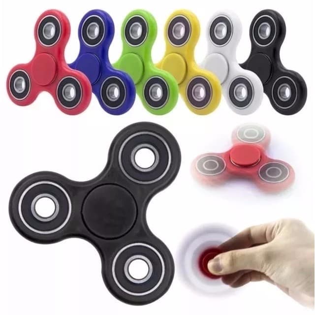 4/8 Peças Pop it Hand Spinner Giro Giratorio Brinquedo Anti Stress Ansiedade C/rolamentos Laterais Sem luz