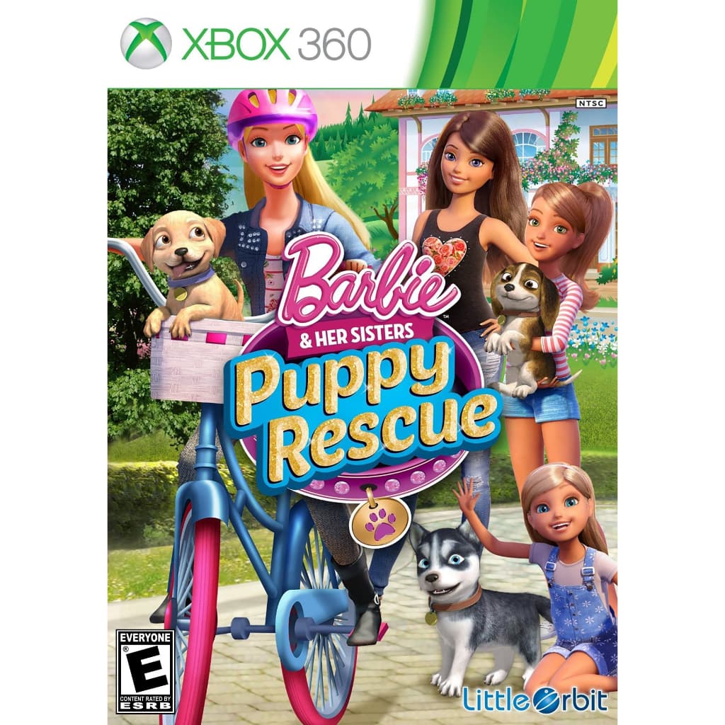 barbie & her sisters puppy rescue midia fisica - xbox 360