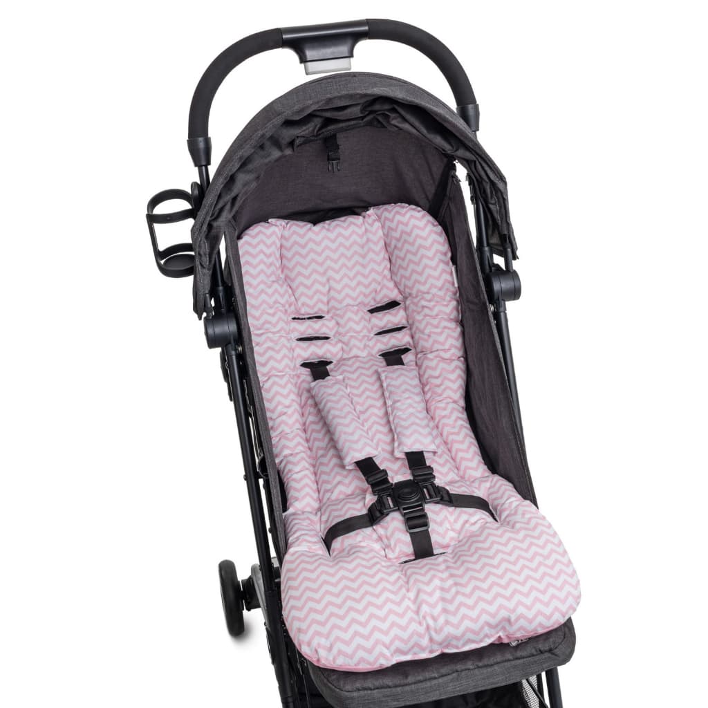 Colchonete Para Todos Os Carrinho Almofadado ZIG ZAG ROSA - MENINA
