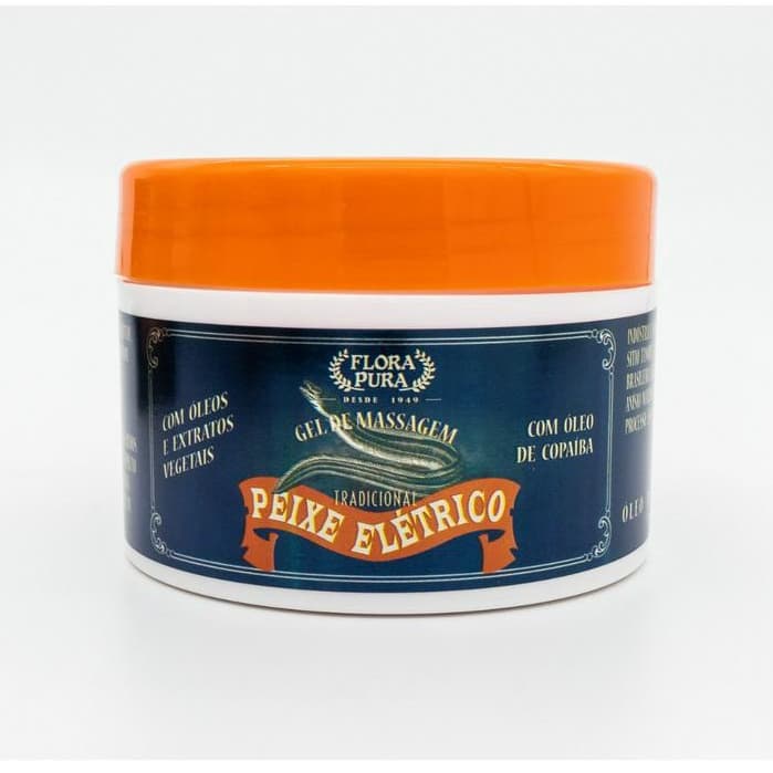 Gel Massageador Peixe Elétrico 250g Flora Pura