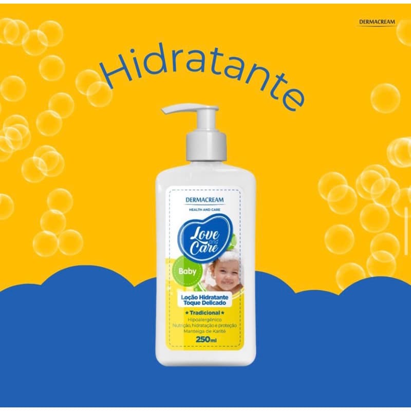 Creme Hidratante Love and Care Baby 250ml
