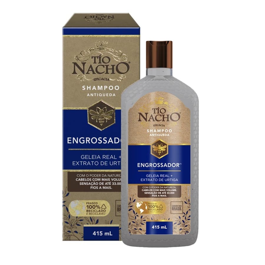 Tio Nacho Shampoo Engrossador Tamanho grande 415ml