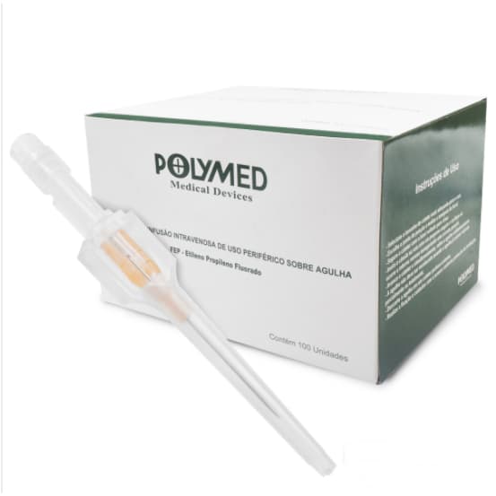 Agulha Para Piercings Cateter Polymed 100 Unidades Piercer