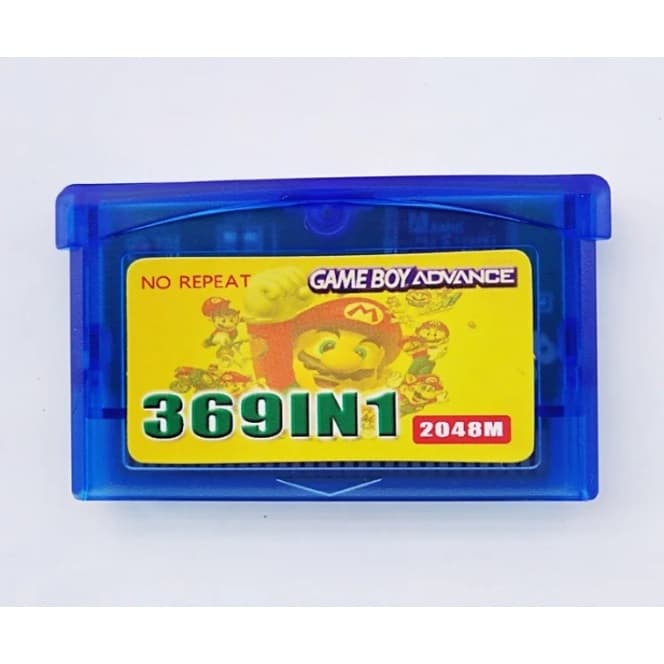 Cartucho Multi Jogos 369 em 1Game Boy Advance não se repete novo