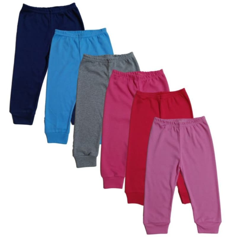 Kit 5 ou 3 Calça Tipo Mijão Culote Bebê Menino Menina 100% Algodão Suedine Infantil RN a 2 Anos