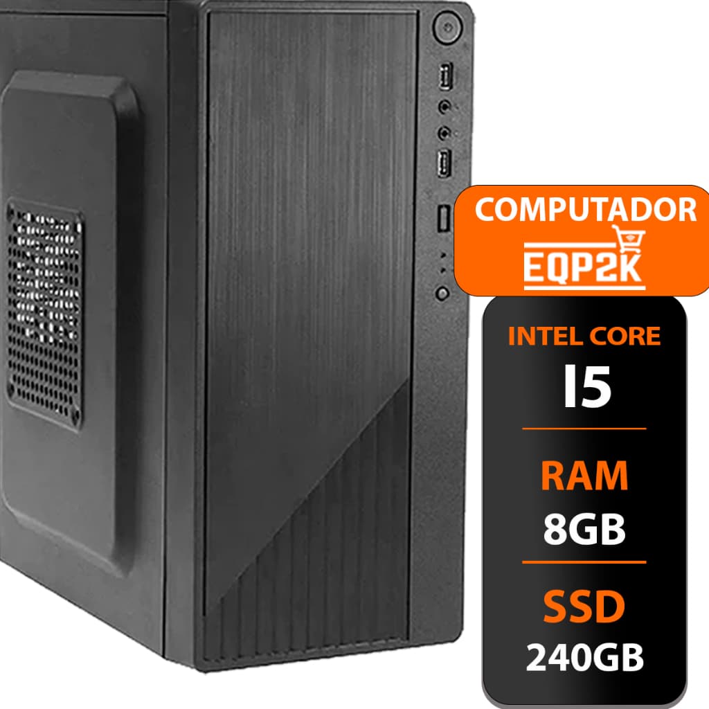 Computador Intel I5 Ssd 240gb 8gb Memória Ram