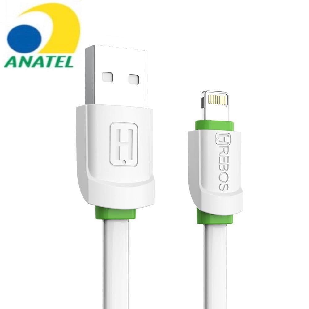 Cabo Lightning 1.2m Turbo Carregamento Rápido iPhone HRebos original HS-125 057I